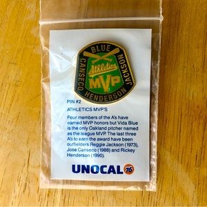 Vintage Pin - Oakland A’s MVPs